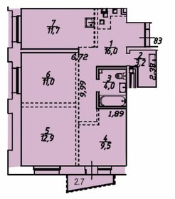 81,6 м², 4-комнатная квартира 10 363 200 ₽ - изображение 29