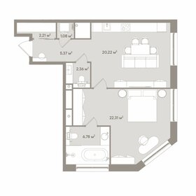 103 м², 3-комнатная квартира 55 000 000 ₽ - изображение 117