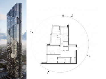 Квартира 158,7 м², 4-комнатная - изображение 1