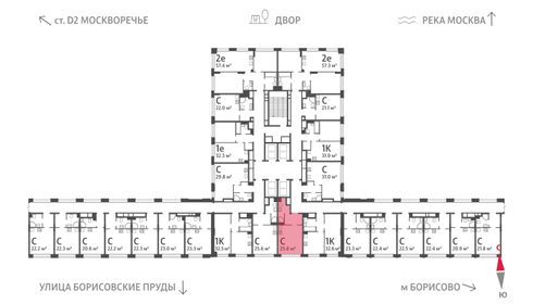 29,5 м², квартира-студия 11 644 092 ₽ - изображение 37