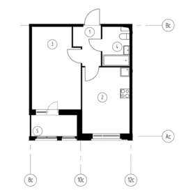 40,5 м², 1-комнатная квартира 6 453 949 ₽ - изображение 21