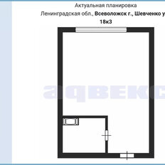 Квартира 30,2 м², студия - изображение 3