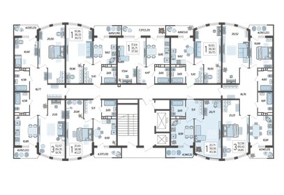 39,8 м², 1-комнатная квартира 6 883 670 ₽ - изображение 47