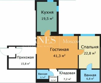 Квартира 120,3 м², 2-комнатная - изображение 5