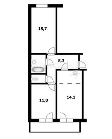 Квартира 60,3 м², 3-комнатная - изображение 1