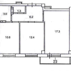 Квартира 50,8 м², 2-комнатная - изображение 3