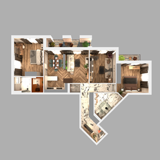 Квартира 115,5 м², 3-комнатная - изображение 2