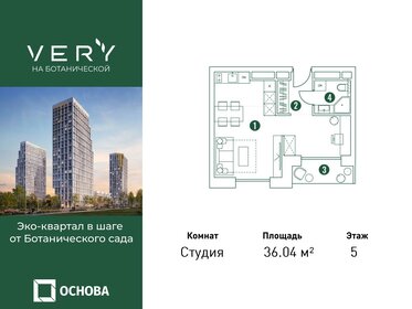 35,8 м², 1-комнатная квартира 13 000 000 ₽ - изображение 73