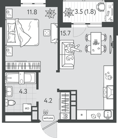 36,5 м², 1-комнатная квартира 9 300 000 ₽ - изображение 8