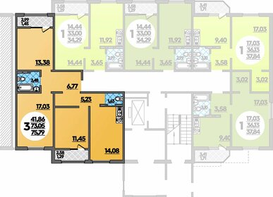 48 м², 2-комнатная квартира 3 850 000 ₽ - изображение 69