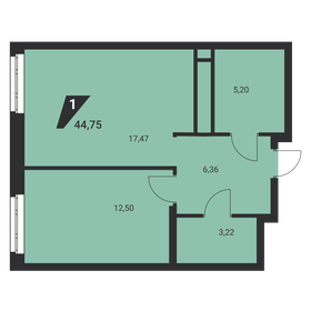 36,1 м², 1-комнатная квартира 5 581 664 ₽ - изображение 26