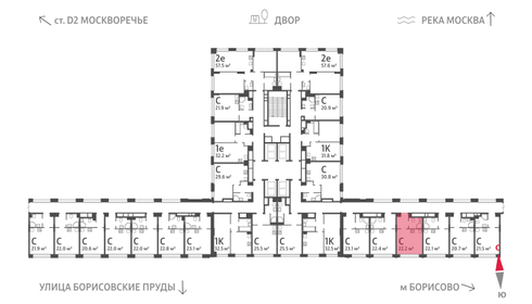 22,5 м², квартира-студия 10 318 410 ₽ - изображение 27