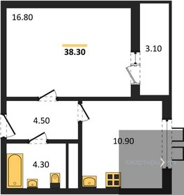 37,8 м², 1-комнатная квартира 5 200 000 ₽ - изображение 38