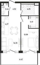 57,4 м², 2-комнатные апартаменты 34 500 000 ₽ - изображение 93