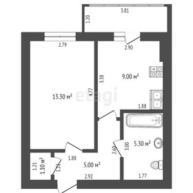 29,5 м², 1-комнатная квартира 1 850 000 ₽ - изображение 16
