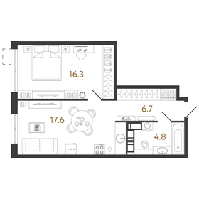 55 м², 3-комнатная квартира 11 150 000 ₽ - изображение 98
