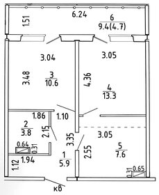 57 м², 2-комнатная квартира 5 545 000 ₽ - изображение 40