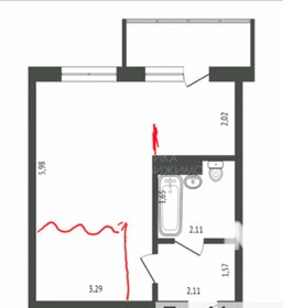 Квартира 31,4 м², студия - изображение 1
