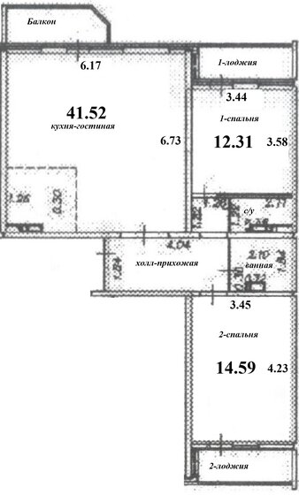 82 м², 3-комнатная квартира 8 500 000 ₽ - изображение 8