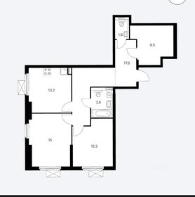 Квартира 72,7 м², 3-комнатная - изображение 1