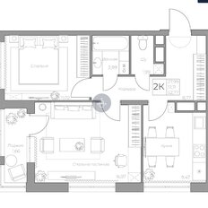 Квартира 56,2 м², 2-комнатная - изображение 4