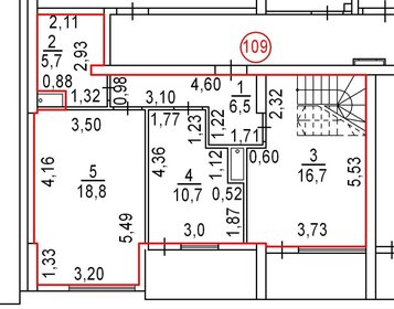 Квартира 82,8 м², 2-комнатная - изображение 1