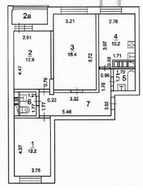 Квартира 70,1 м², 3-комнатная - изображение 1