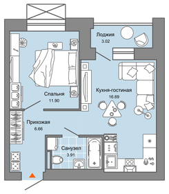 42,1 м², 2-комнатная квартира 4 490 000 ₽ - изображение 92