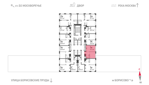 65 м², 2-комнатная квартира 25 473 500 ₽ - изображение 18