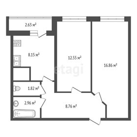 Квартира 51,1 м², 2-комнатная - изображение 1