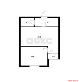 Квартира 49,2 м², 2-комнатная - изображение 1