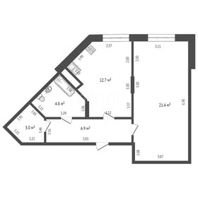 34,2 м², 1-комнатная квартира 6 100 000 ₽ - изображение 55