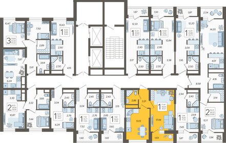38,2 м², 1-комнатная квартира 15 658 734 ₽ - изображение 2