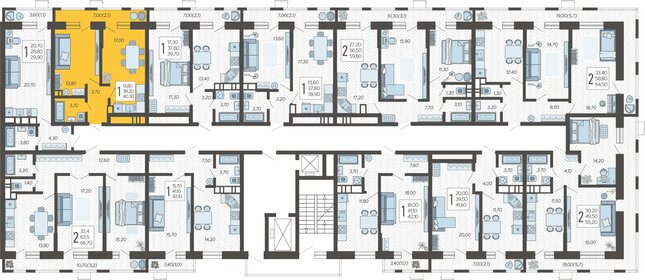 38,2 м², 1-комнатная квартира 7 000 000 ₽ - изображение 80