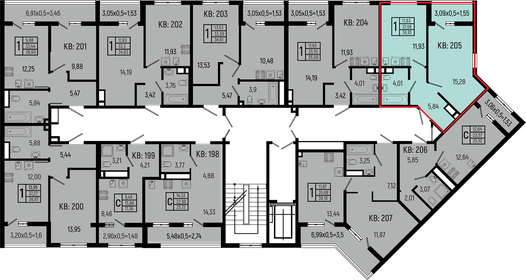 Квартира 38,6 м², 1-комнатная - изображение 2