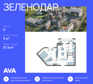 55 м², 2-комнатная квартира 5 050 000 ₽ - изображение 35