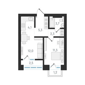 31 м², квартира-студия 5 500 000 ₽ - изображение 84