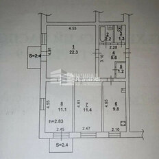 Квартира 64,9 м², 3-комнатная - изображение 5