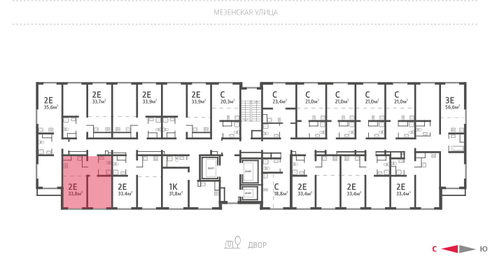 Квартира 33,8 м², 1-комнатная - изображение 2