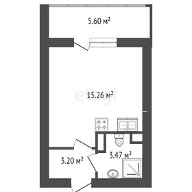 Квартира 24,7 м², студия - изображение 3