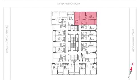 Квартира 88,3 м², 3-комнатная - изображение 2