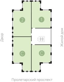 Квартира 74,9 м², 1-комнатная - изображение 2