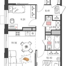 Квартира 68,7 м², 4-комнатная - изображение 2