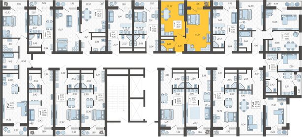 38,2 м², 1-комнатная квартира 16 069 570 ₽ - изображение 2