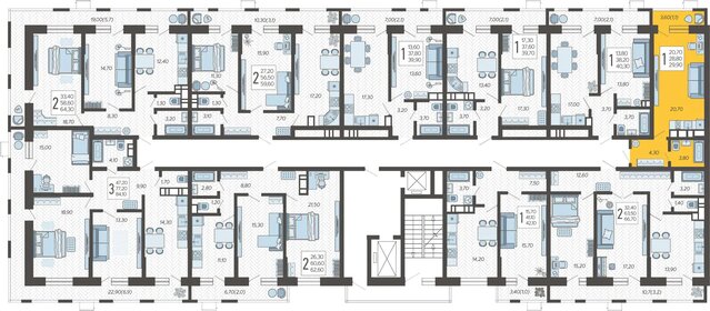 29,9 м², квартира-студия 5 350 000 ₽ - изображение 22