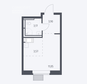 Квартира 21,7 м², студия - изображение 1