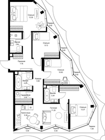 Квартира 94,3 м², 4-комнатная - изображение 2
