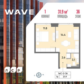 32,9 м², 1-комнатная квартира 14 363 185 ₽ - изображение 40