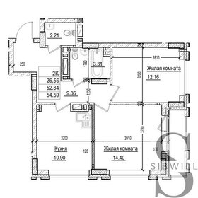 65,8 м², 2-комнатная квартира 13 750 000 ₽ - изображение 20