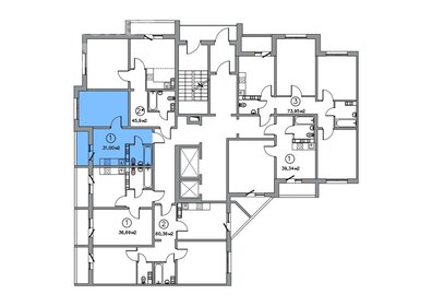 27 м², квартира-студия 2 690 000 ₽ - изображение 2